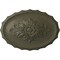 Ekena Millwork Oxford Ceiling Medallion, Hand-Painted Witch Hazel, 16 7/8"W x 11 3/4"H x 1 1/2"P CM16OXWHF - alternate 1